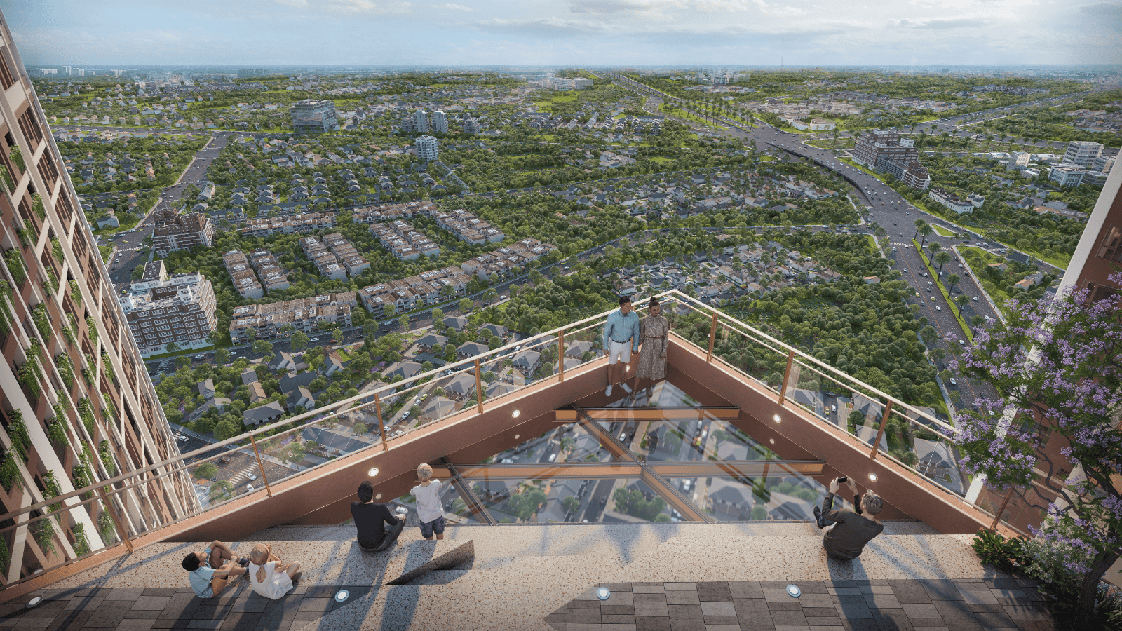 CẦU KÍNH NGẮM CẢNH